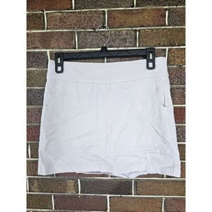 Zac & Rachel Women Golf/Tennis Skirt/Skort/Shorts White Dots Size 12 Petite 12p